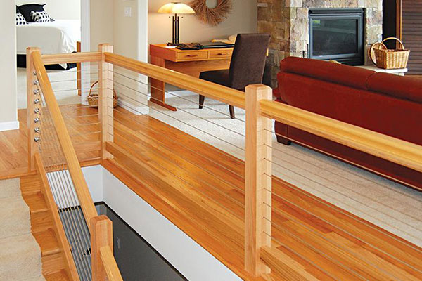 Cable Railing Options for Indoor Staircase