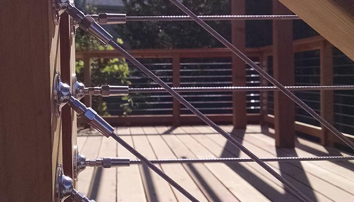 Swage vs. Swageless : Cable railing hardware fittings.